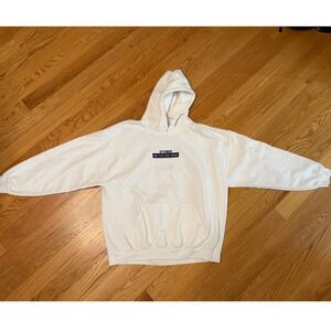 Rolling Stones No Filter Tour 2021 Minneapolis Hoodie White Mens XL Concert Rock